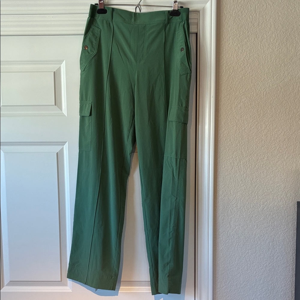 Athleta Green Cargo Pants